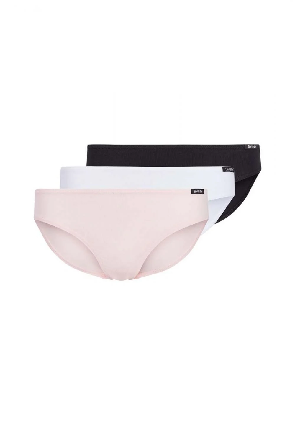 SKINY Basic spodnje hlačke dekliške 3-kos Pearl/Bela/Črna