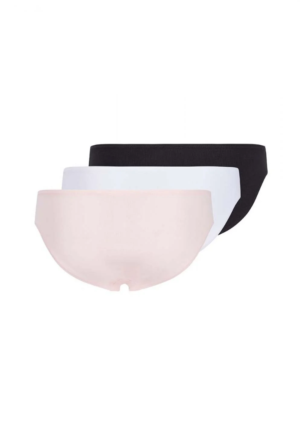 SKINY Basic spodnje hlačke dekliške 3-kos Pearl/Bela/Črna - slika 2