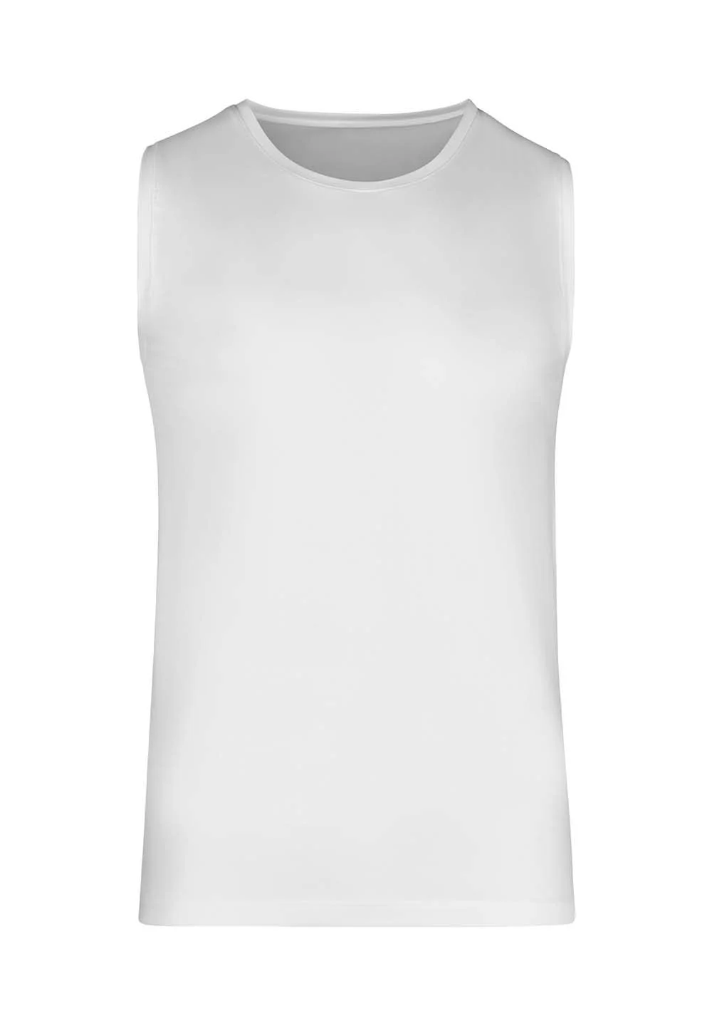 SKINY Basic spodnja majica brez rokavov moška Bela - slika 5