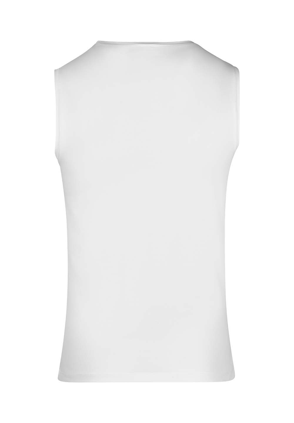 SKINY Basic spodnja majica brez rokavov moška Bela - slika 6