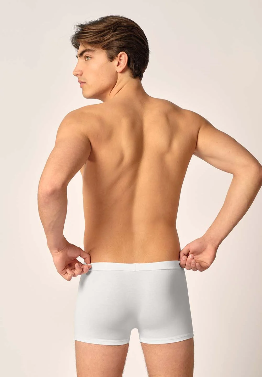 SKINY Basic boksarice moške Bele - slika 2