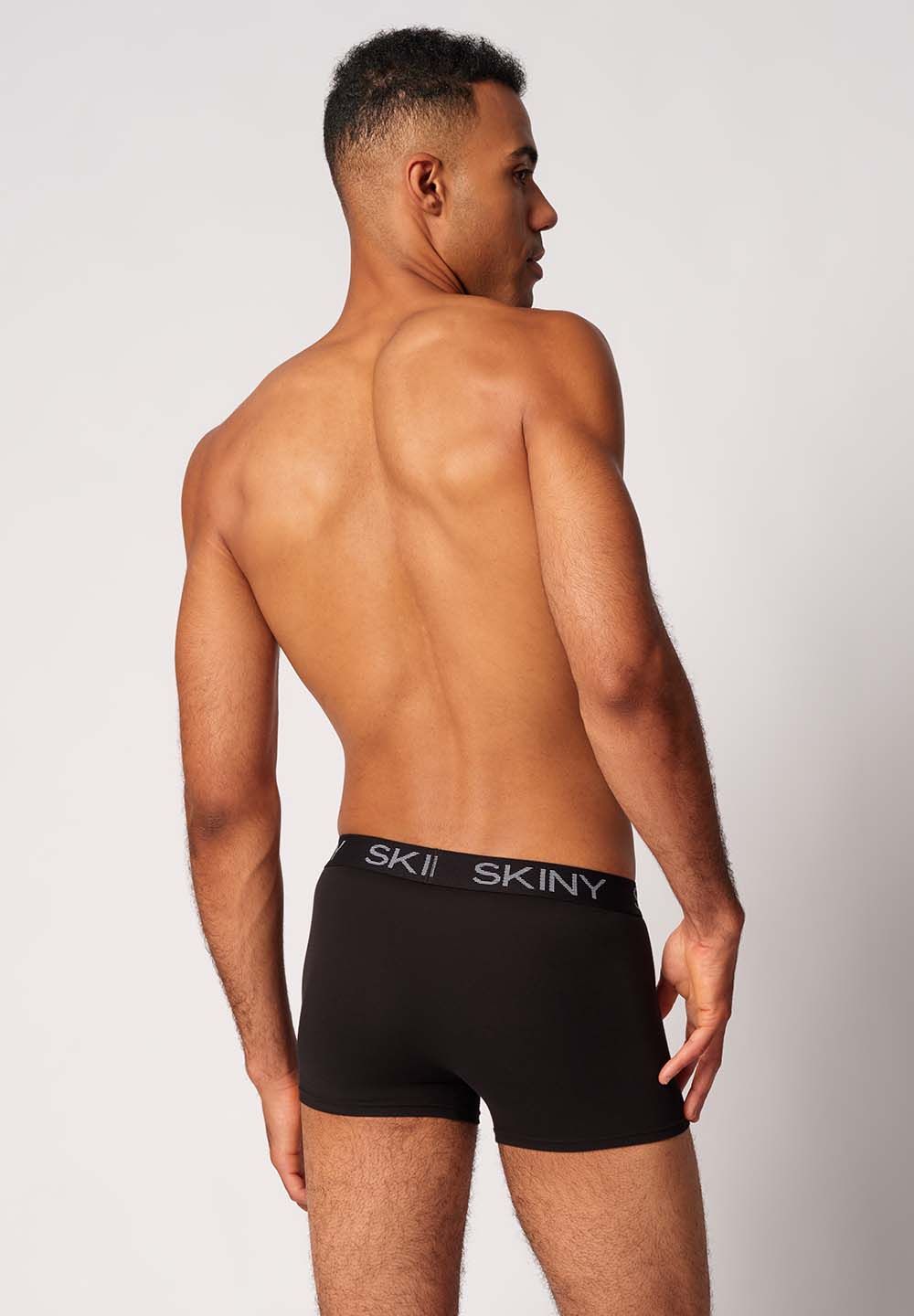 SKINY Basic spodnje hlače boksarice bolge moške 2-kom Črne - slika 3