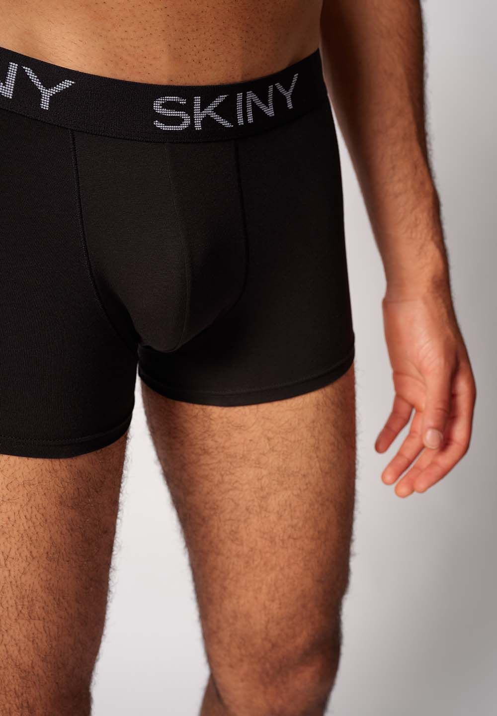 SKINY Basic spodnje hlače boksarice bolge moške 2-kom Črne - slika 4