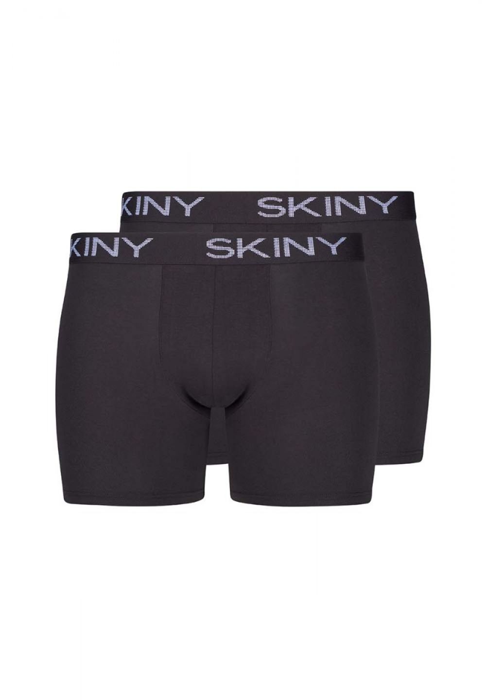 SKINY Basic spodnje hlače boksarice bolge moške 2-kom Črne - slika 2