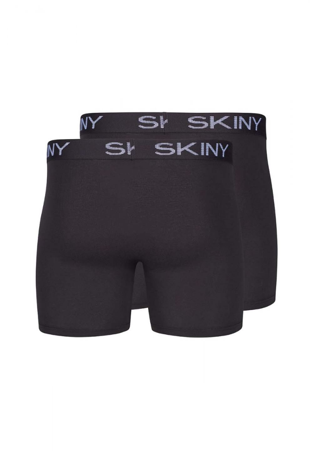 SKINY Basic spodnje hlače boksarice bolge moške 2-kom Črne - slika 5