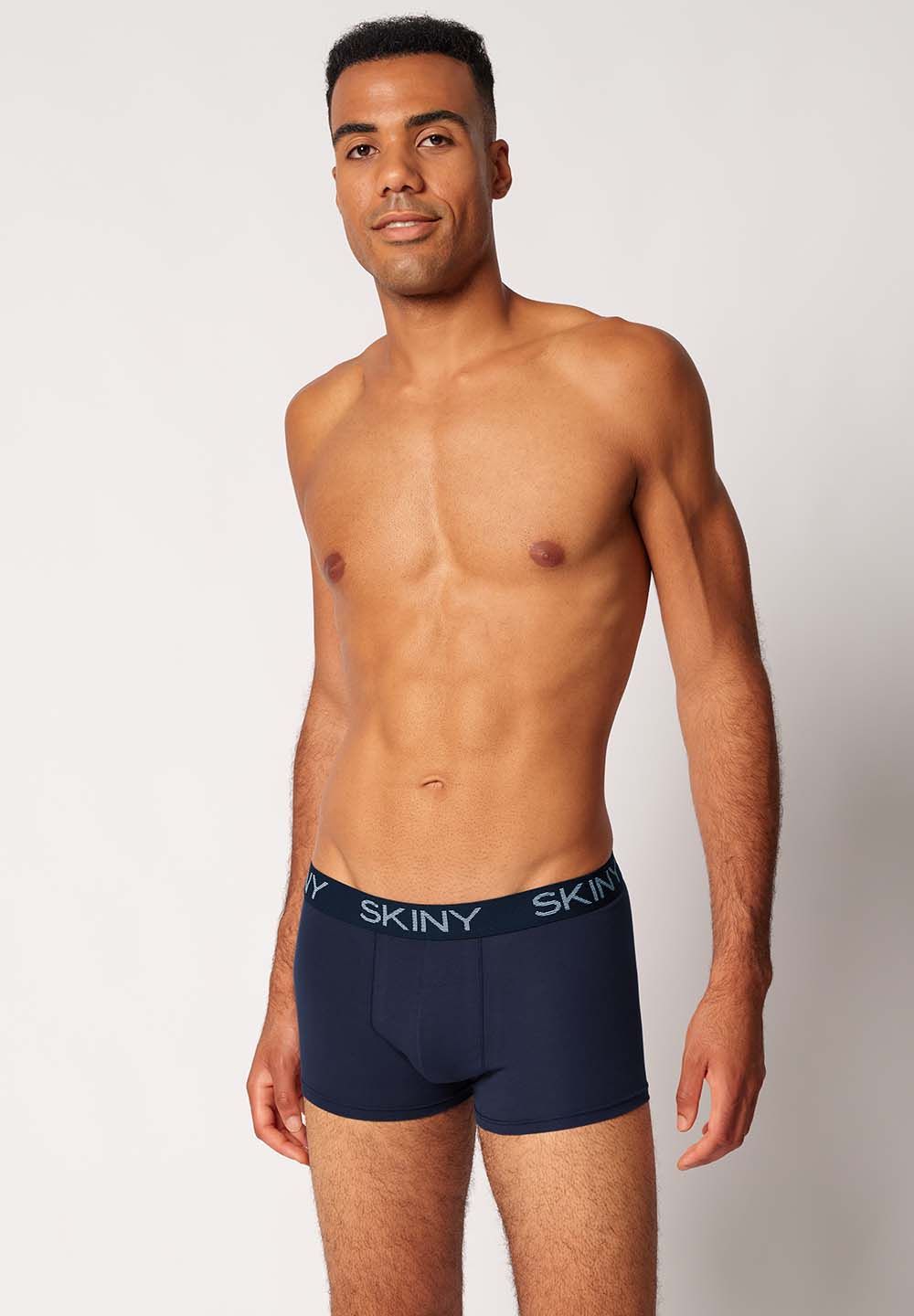 SKINY boksarice moške sivo-modre 2-kom - slika 4