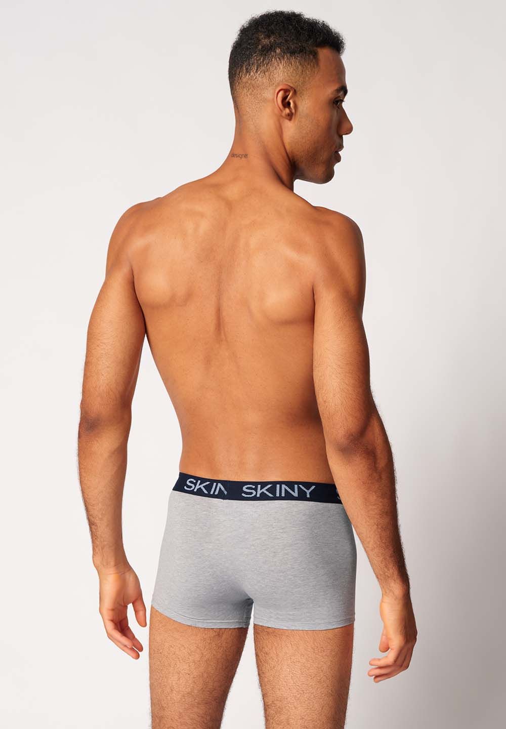 SKINY boksarice moške sivo-modre 2-kom - slika 3