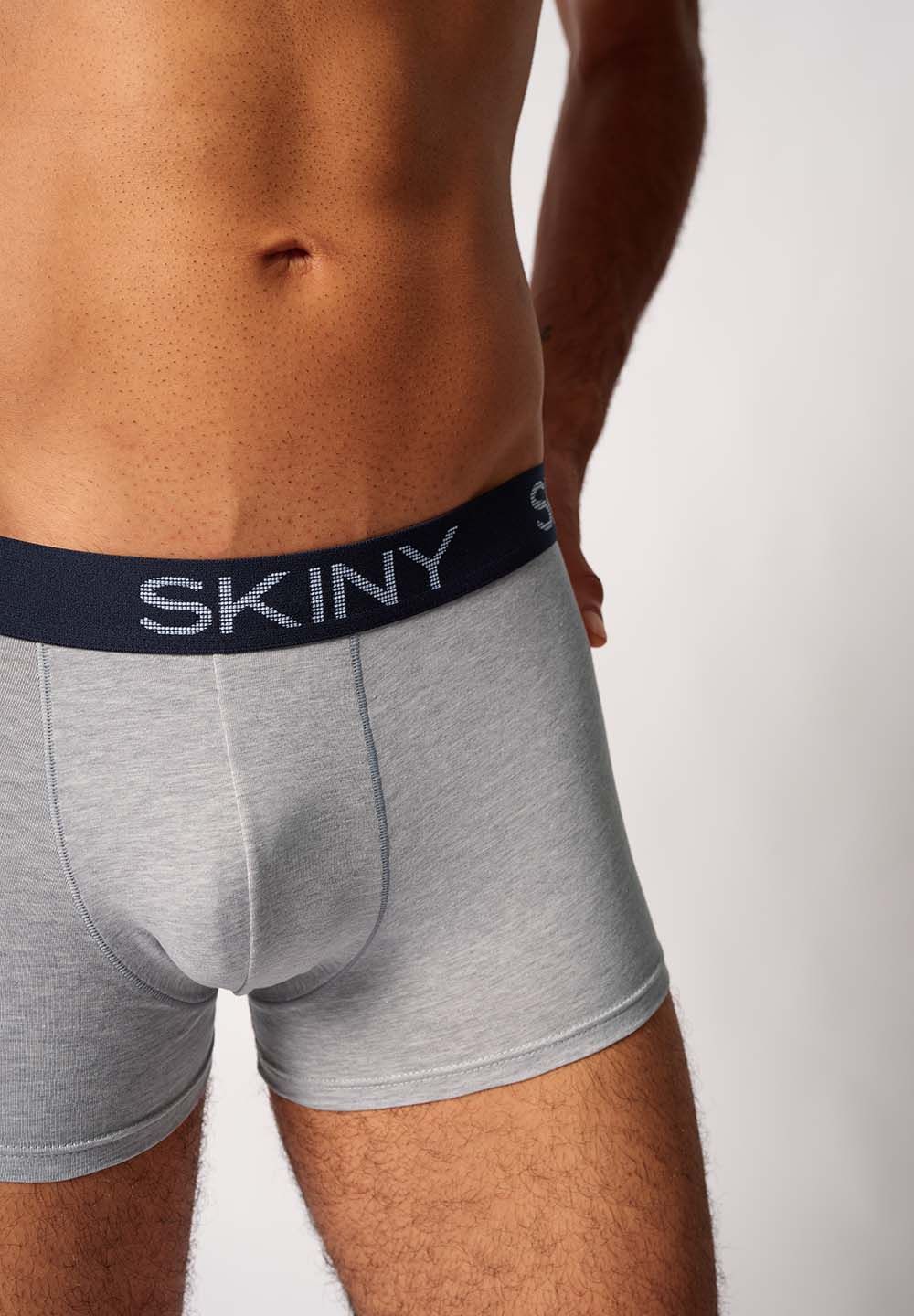 SKINY boksarice moške sivo-modre 2-kom - slika 7