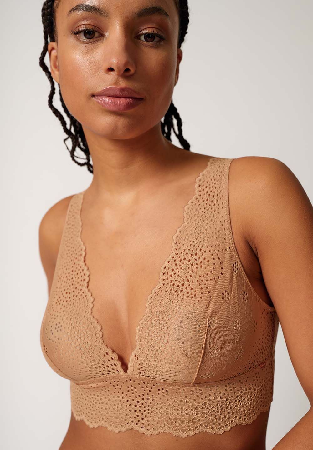 SKINY Basic BambooLace nedrček ženski Bronast - slika 3