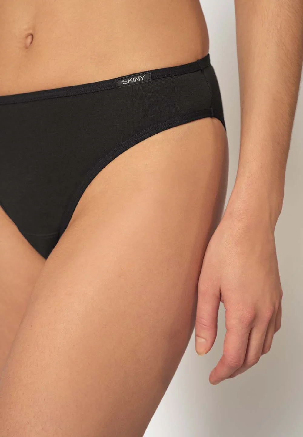 SKINY Basic spodnje hlačke ženske Essentials 3-kos Črne - slika 3