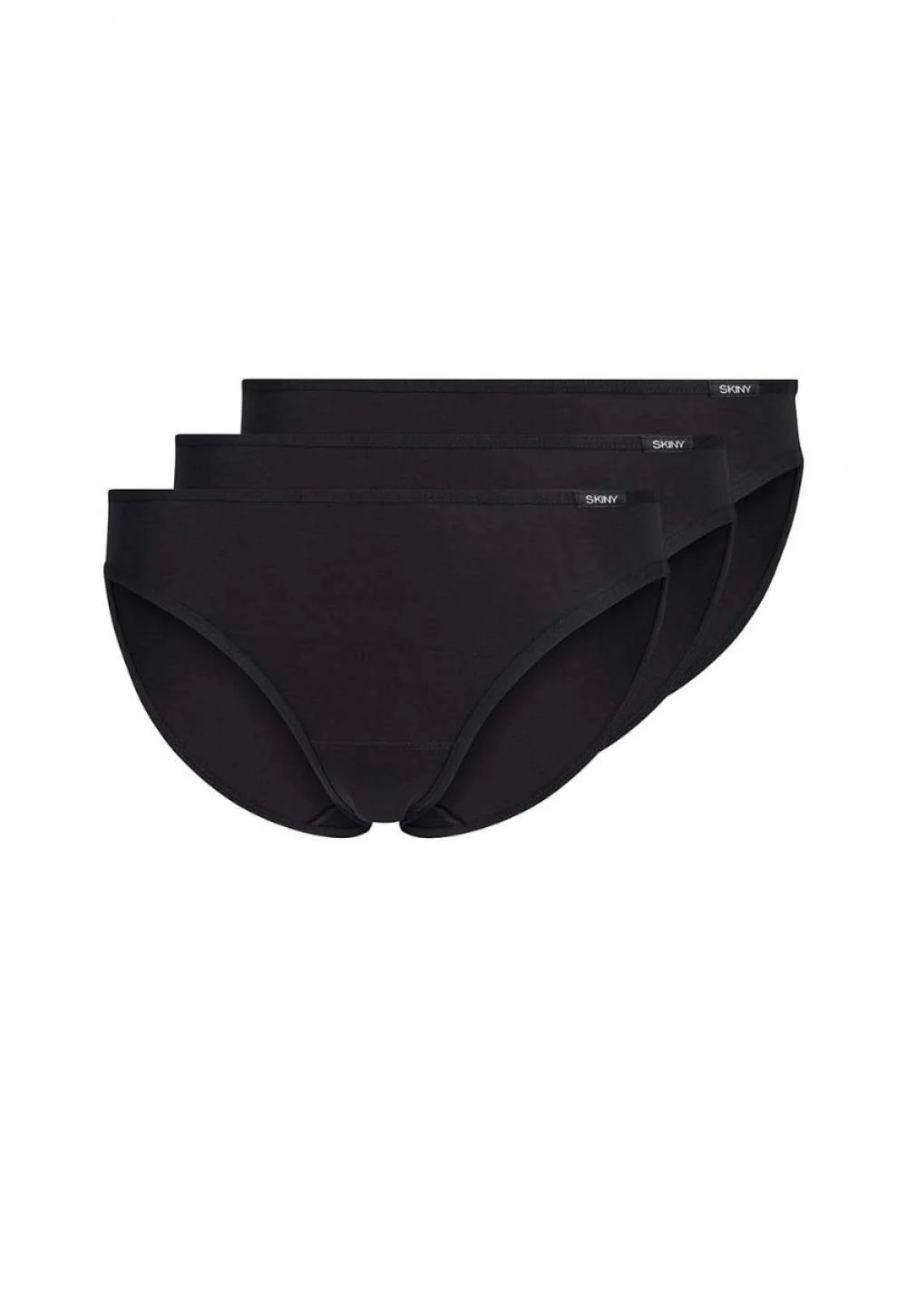 SKINY Basic spodnje hlačke ženske Essentials 3-kos Črne - slika 4