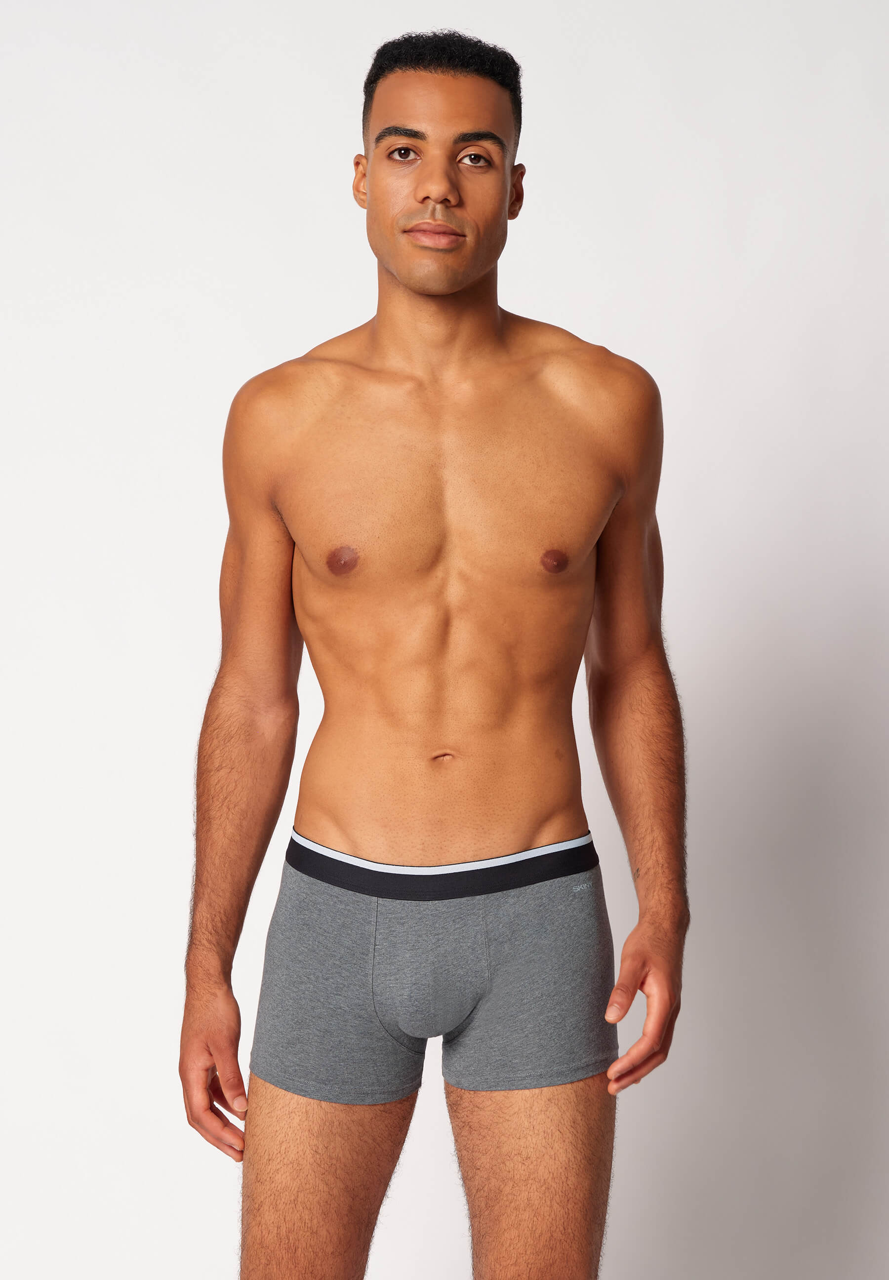 SKINY boksarice moške 2-kos Melange Fusion