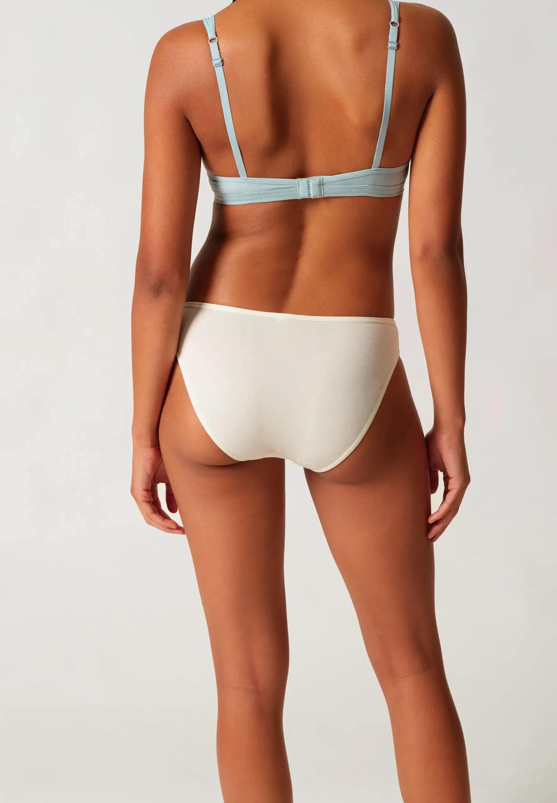 SKINY spodnje hlačke bikini 3-kos ženske Sterling ivory črna - slika 6